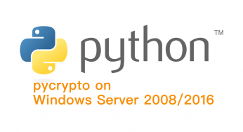 [python] pycrypto on Windows Server 2008/2016
