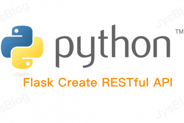 [python] Flask Create RESTful API